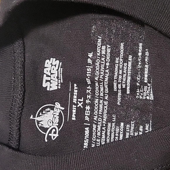 Disney Grogo Star Wars Mandalorian Black Spirit Jersey XL - Picture 4 of 16